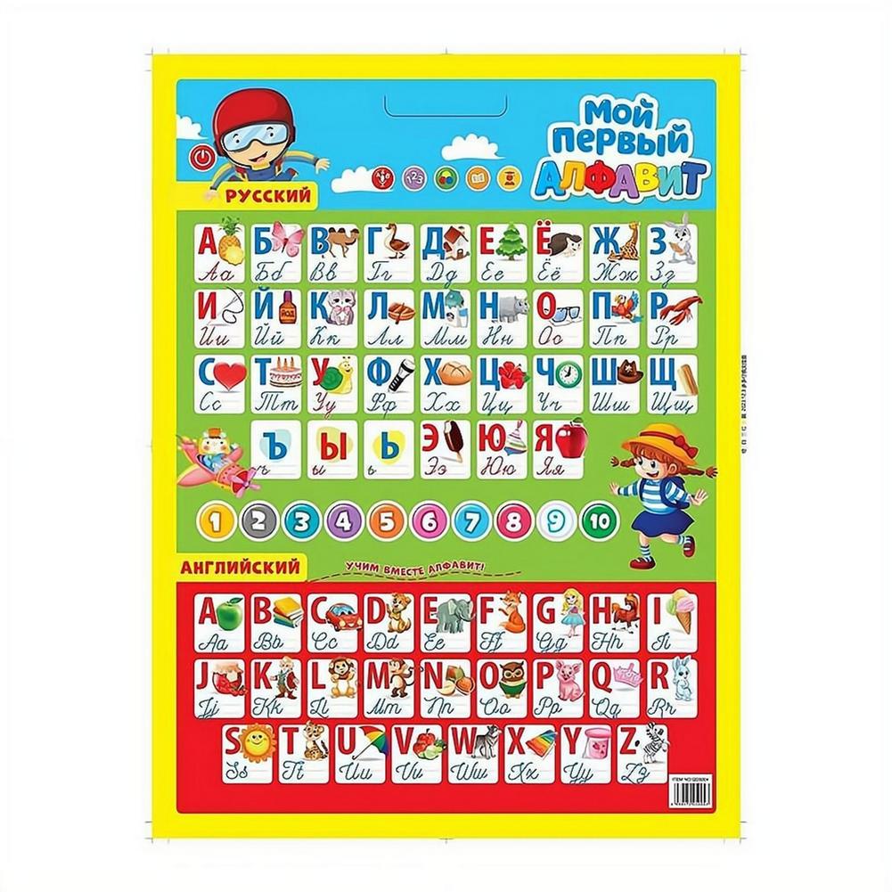 Kids Education Charts - Poster Educativo Interattivo Elettronico Russo con