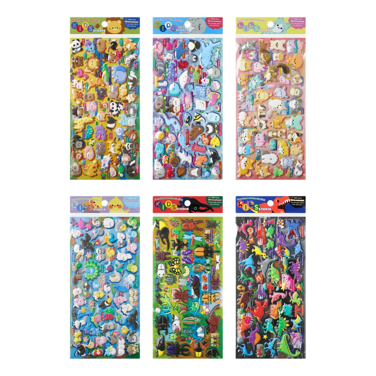 Kids Education Charts - Offerta Speciale: Adesivi 3D Kawaii a