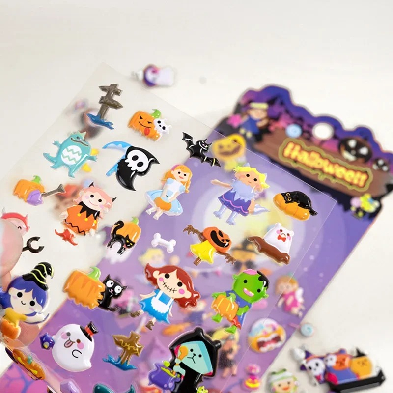 Adesivi 3D Kawaii di Halloween - Kids Education Charts recensione e prezzo