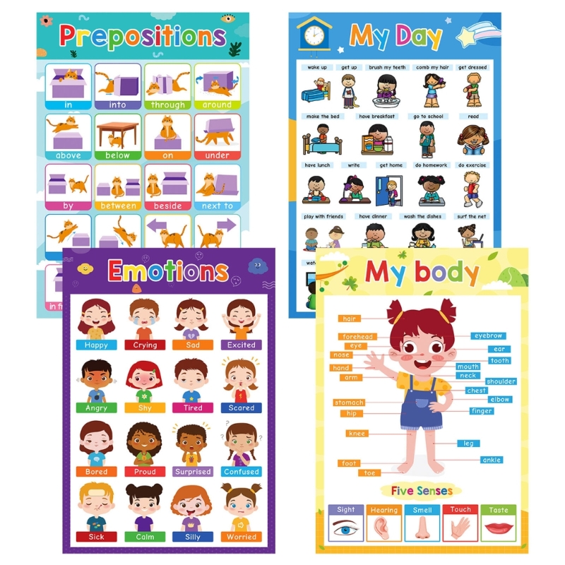 Grafici colorati per l'apprend - Kids Education Charts recensione e prezzo
