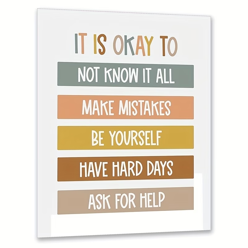Quadro su tela con citazioni e - Kids Educational Poster recensione e prezzo