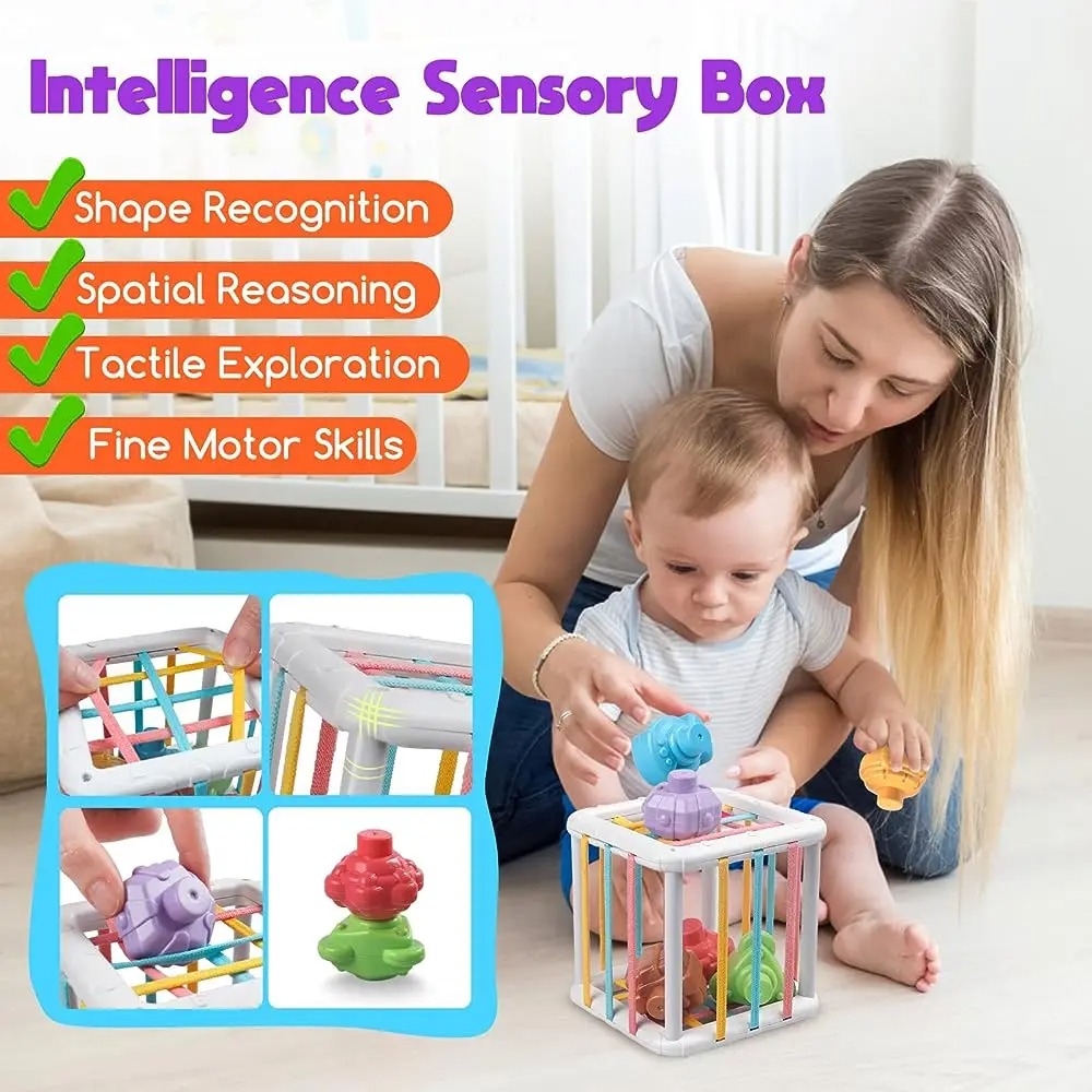 Cubo Montessori Arcobaleno Col - Kids Education Toy recensione e prezzo