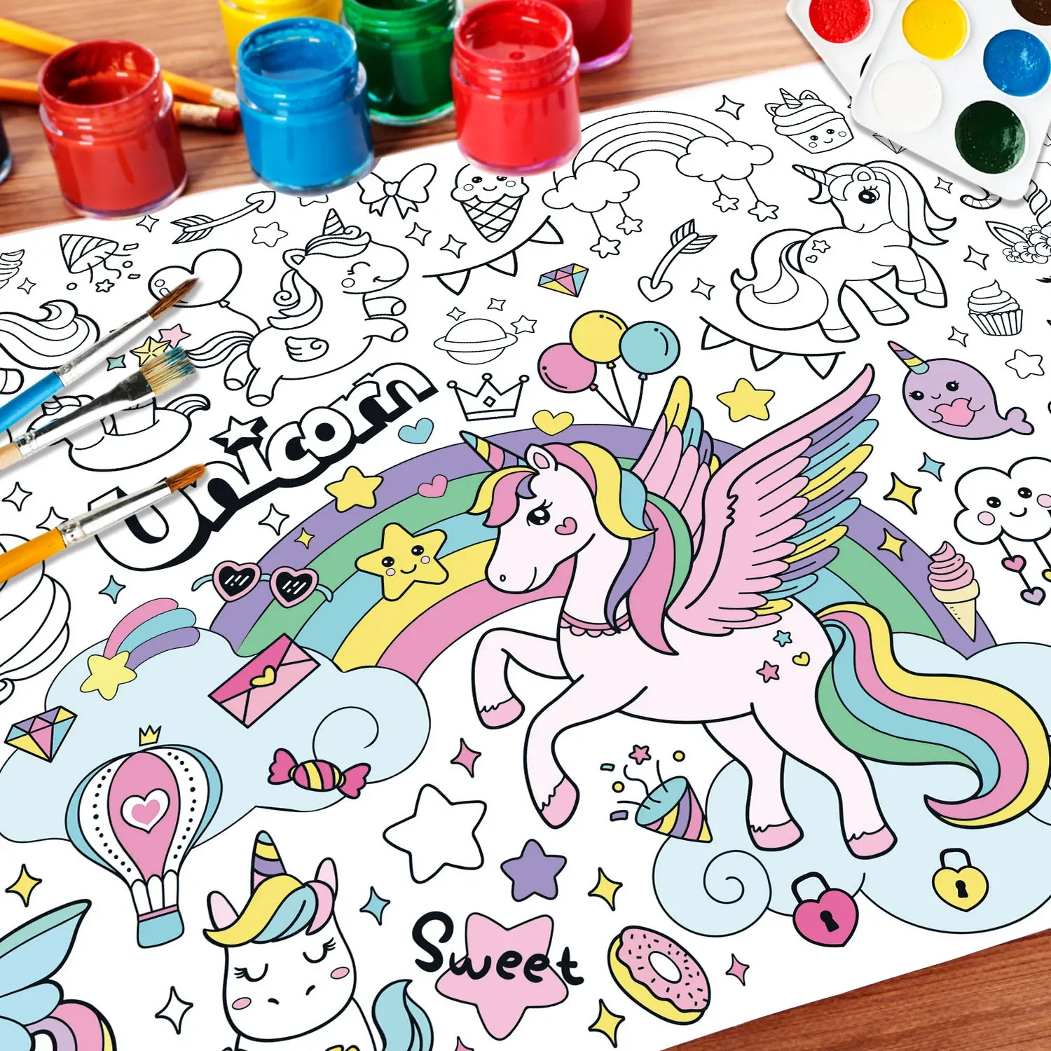 Nuovi Libri da Colorare Unicor - Kids Educational Poster recensione e prezzo