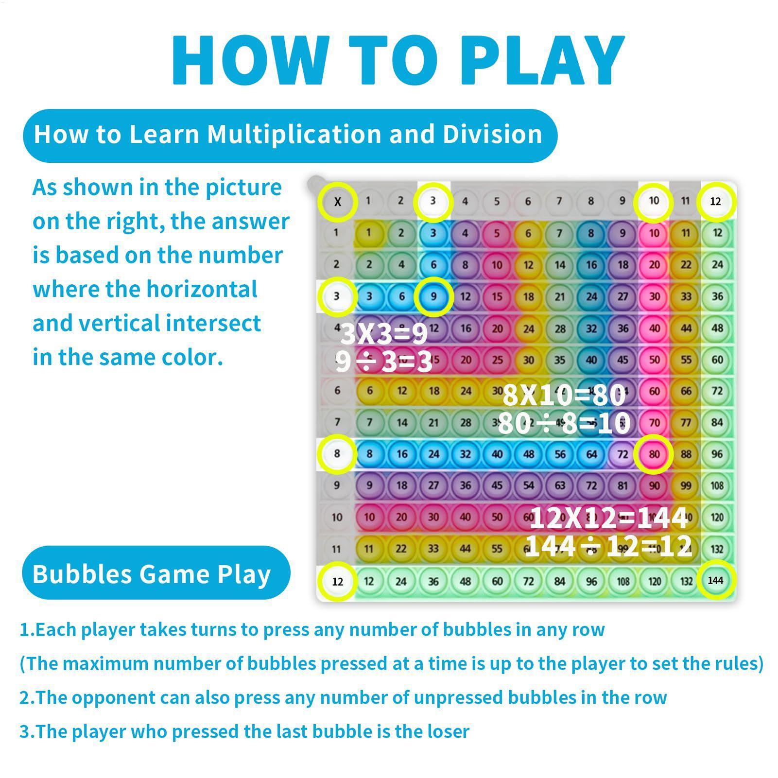 Gioco di moltiplicazione in si - Kids Education Charts recensione e prezzo