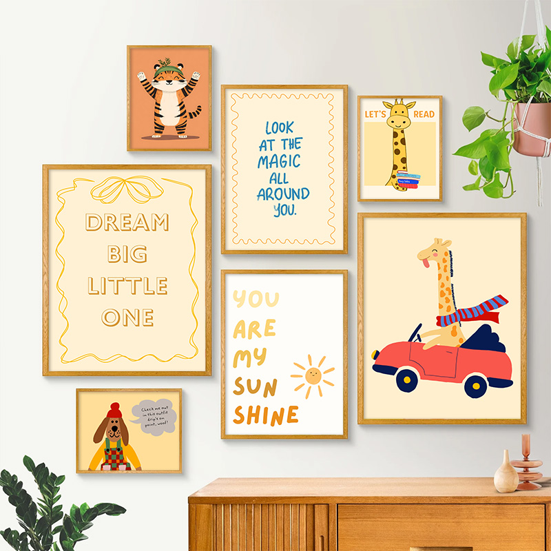 Poster per bambini in stile no - Kids Educational Poster recensione e prezzo