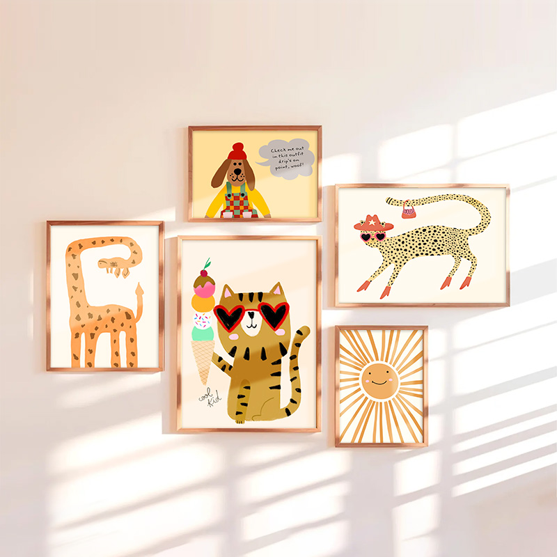 Poster per bambini in stile no - Kids Educational Poster recensione e prezzo