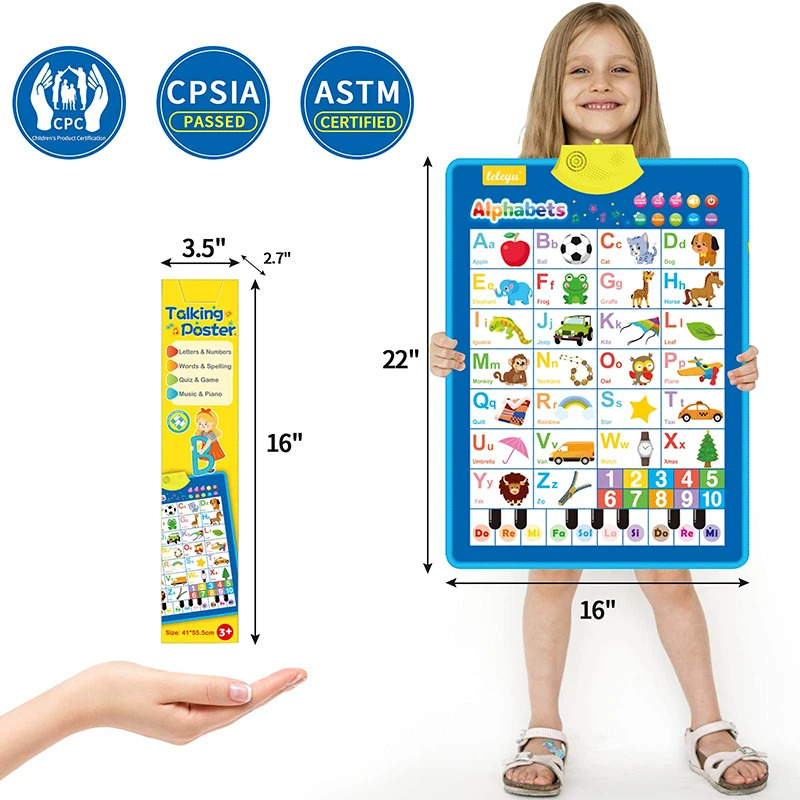Grafico elettronico da parete  - Kids Education Charts recensione e prezzo